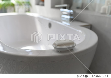 浴室の石鹸 123661241