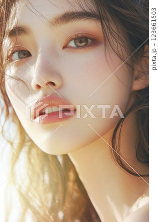 女性ポートレート 123661503
