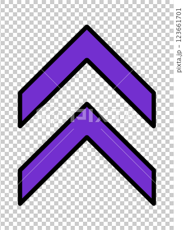 Double Arrow Icon (Purple) 123661701