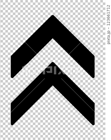 Double Arrow Icon (Black) 123661712
