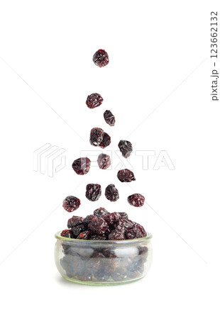 Dry Cranberry, Dried Lingonberry Berries, Cowberry Natural Dessert, Healthy Diet, Organic Snack, 123662132
