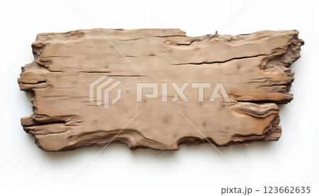 an empty wooden sign board, on a white background, old and weathered plaque an empty wooden sign board, on a white background, old and weathered plaque 123662635