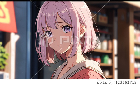 可愛い女の子 123662715