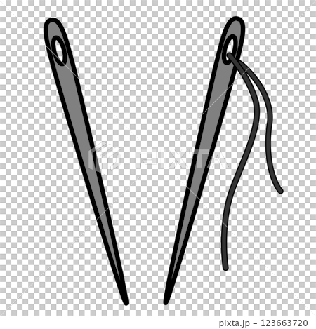 針のシンプルなイラスト 針のシンプルなイラスト 123663720
