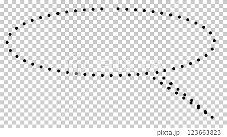 簡單的橢圓形氣泡(透明背景) 簡單的橢圓形氣泡(透明背景) 123663823