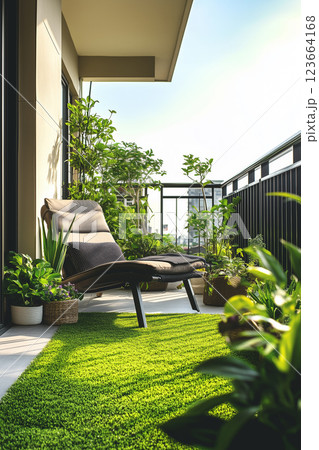 住宅イメージ 小さな憩いのスペース 住宅イメージ 小さな憩いのスペース 123664168