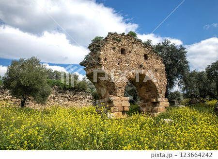 Nysa Ancient City history BC. It is based on the 3rd century. It was built by I. Antiochos Soter and was founded in the name of his wife Nysa. Nysa Ancient City history BC. It is based on the 3rd century. It was built by I. Antiochos Soter and was founded in the name of his wife Nysa. 123664242