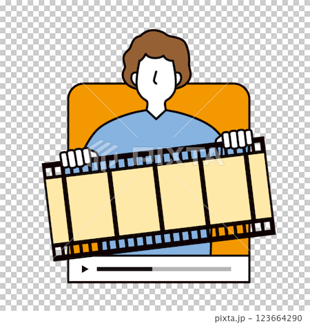 Male video creator Male video creator 123664290