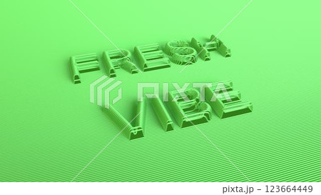 Fresh Vibe Embossed Text Design Fresh Vibe Embossed Text Design 123664449