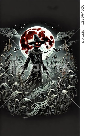 ハロウィンイラスト 123664626