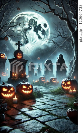 ハロウィンイラスト ハロウィンイラスト 123664738