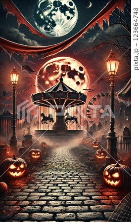 ハロウィンイラスト ハロウィンイラスト 123664748