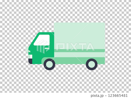 Truck simple icon Truck simple icon 123665481