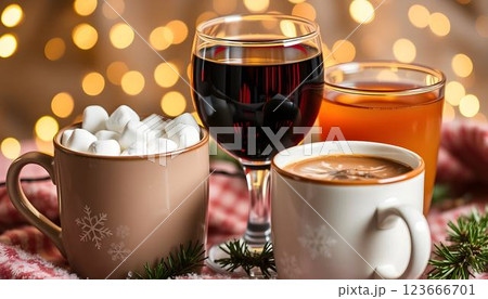 Sips of Warmth: A Festive Guide to Winter's Coziest Drinks 123666701