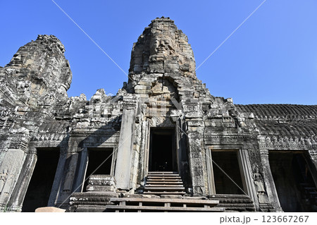 アンコールトム・バイヨン寺院,アンコール遺跡群/カンボジア アンコールトム・バイヨン寺院,アンコール遺跡群/カンボジア 123667267