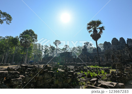 アンコールトム・バイヨン寺院，アンコール遺跡群／カンボジア 123667283