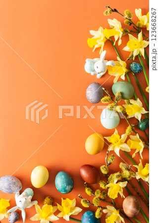 Festive Easter background Festive Easter background 123668267