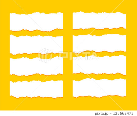 torn ripper paper sheet textures set of eight 123668473