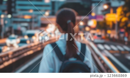 ぼんやりとしたイメージ画像 123668869