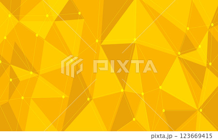Bright background made of yellow orange polygons Bright background made of yellow orange polygons 123669415
