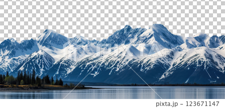 Alaska mountain range wilderness nature landscape snowy mountains wallpaper 123671147