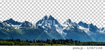 Alaska mountain range wilderness nature landscape snowy mountains wallpaper 123671148