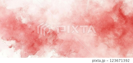 Abstract blood red watercolor wash texture background wallpaper. Copy space, pale color art, contemporary artistic backdrop 123671392