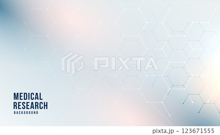 medical healthcare background with hexagonal shapes 123671555