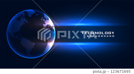 technology global eath concept background 123671695