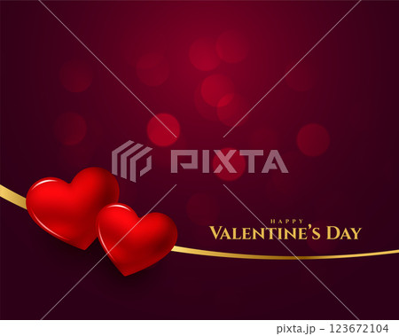 happy valentines day 3d heart background design happy valentines day 3d heart background design 123672104