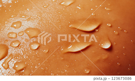 Abstract image of naked human wet skin with water drops. Faceless human washing in shower. Skin and body care, hygiene concept. Skin moisturizing. This is AI-generated item Abstract image of naked human wet skin with water drops. Faceless human washing in shower. Skin and body care, hygiene concept. Skin moisturizing. This is AI-generated item 123673086