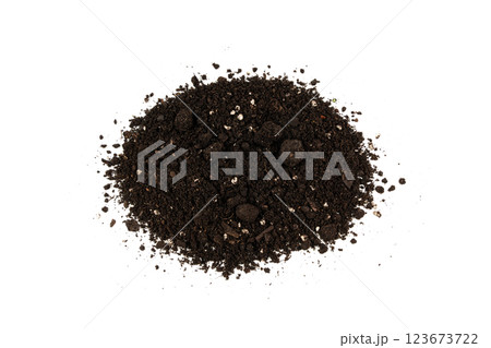 Succulent soil isolated. Dried dry dirt, ground pile, manure soil, arid dirt, natural black turf, dirty earth texture Succulent soil isolated. Dried dry dirt, ground pile, manure soil, arid dirt, natural black turf, dirty earth texture 123673722