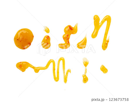 Mango Chutney, Sweet Orange Chili Paste, Mango Chilli Sauce on White Mango Chutney, Sweet Orange Chili Paste, Mango Chilli Sauce on White 123673758