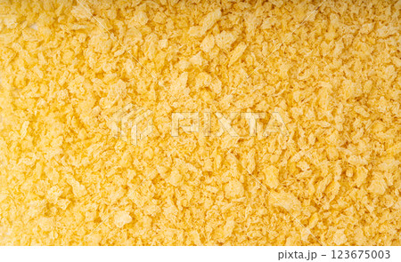 Bread crumbs textured background, breadcrumbs banner, crushed rusk bread crumbs 123675003