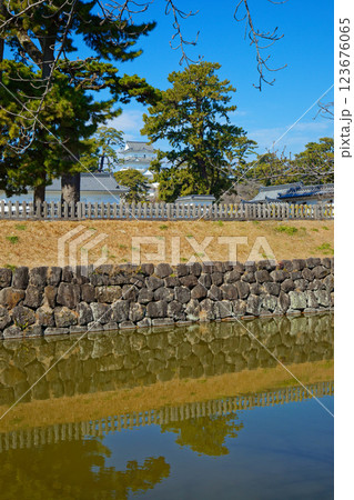 小田原城の天守閣 小田原城の天守閣 123676065