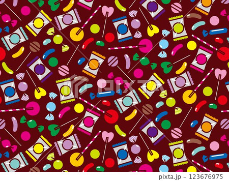 キャンディー集合2、柄B 123676975