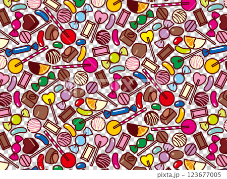 糖果、巧克力系列、圖案 123677005