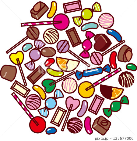 キャンディー、チョコ集合 キャンディー、チョコ集合 123677006
