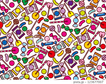 キャンディー集合2、柄 123677007