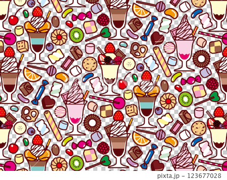 Parfait, sweets collection 3, pattern 123677028