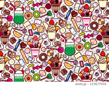 Parfait, sweets collection 4, pattern 123677030