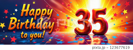 Happy Birthday to you! 35. 123677619