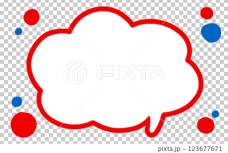 2025年大阪世博會圖像彩色氣泡框簡約手繪可愛氣泡向量素材 123677671