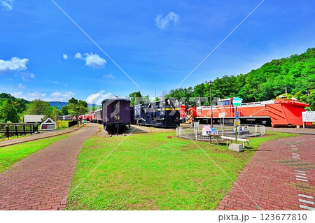 三笠鉄道記念館の風景 123677810