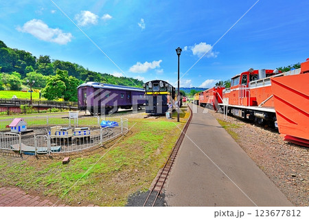 三笠鉄道記念館の風景 123677812
