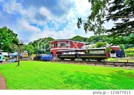 三笠鉄道記念館の風景 123677813