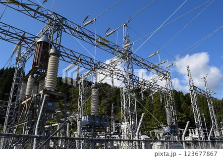 屋外変電設備 屋外変電設備 123677867
