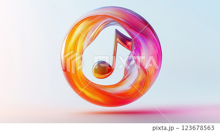 音楽アイコン 123678563