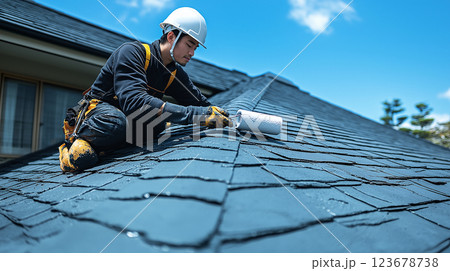 屋根の塗装業者 屋根の塗装業者 123678738