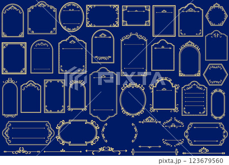 おしゃれなフレームセット 123679560